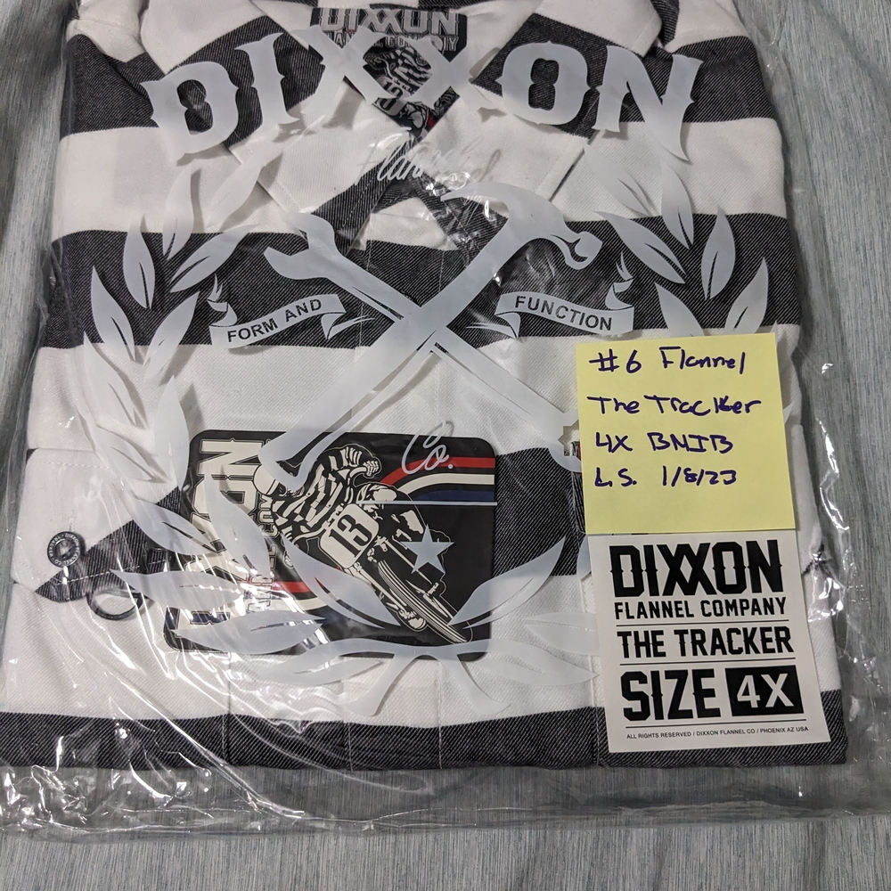 Dixxon Black and White Flannel Shirt